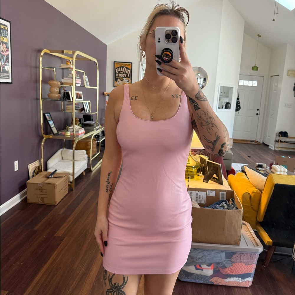 Amanda Uprichard Pink Bodycon Mini Dress